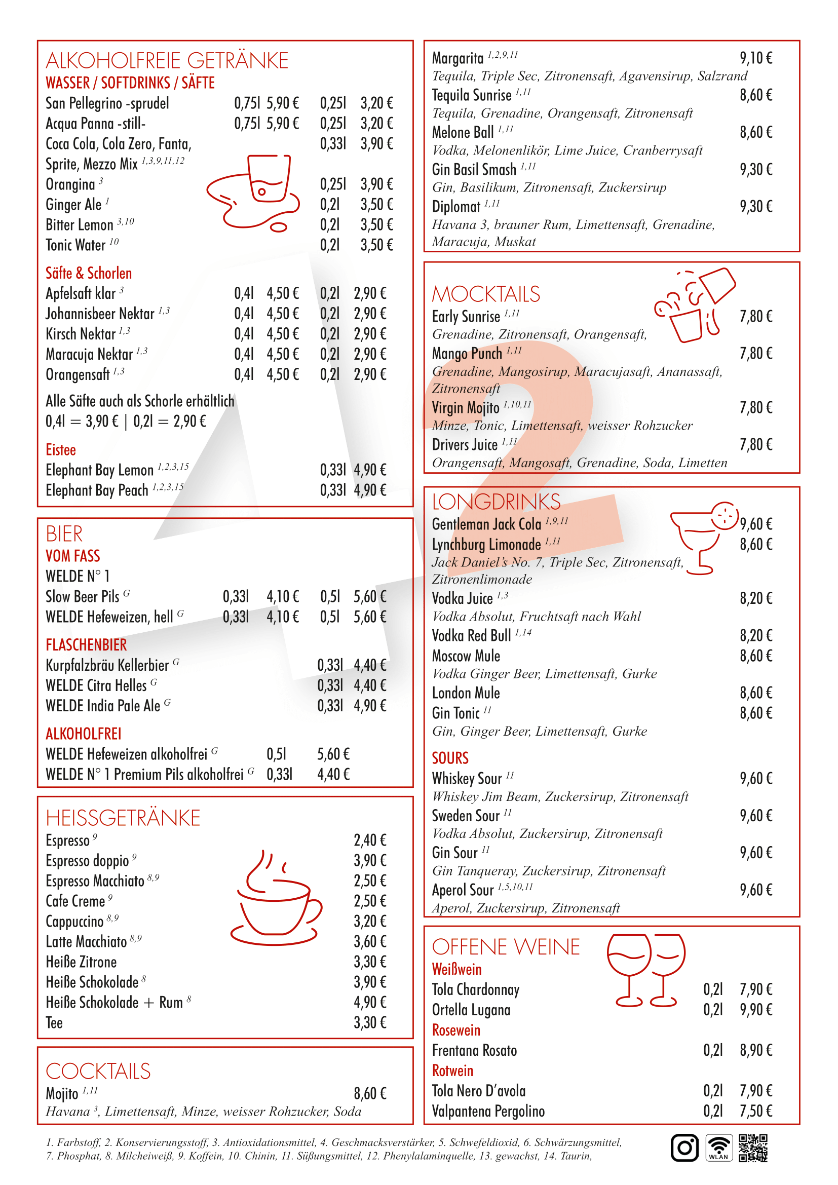 RESTAURANT WINZERHAUS SPEISEKARTE visual data 7