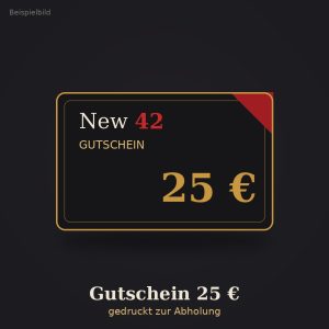 Gutschein 25 € – gedruckt zur Abholung