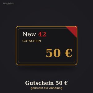 Gutschein 50 € – gedruckt zur Abholung